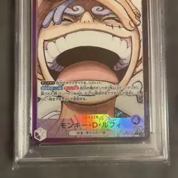 One Piece Monkey D Luffy Leader Parallel PSA10 OP09-061 L Rare Card - Image 4