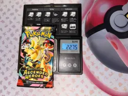 22.75g! VERY HEAVY! -Pokemon Ascended Heroes Booster Pack -Possible GODU - Image 1