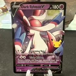Pokemon TCG Dark Sylveon V SWSH134 Black Star Promo Celebrations Ultra Rare NM - Image 1
