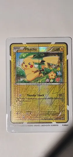 Pikachu Furious Fists Reverse Holo #27/111 Common Pokemon 2014 LP - Image 2