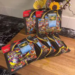 6x Pokemon Mega Evolution - Psyduck Promo 3-Pack Booster Blister Factory Sealed - Image 3