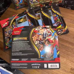 6x Pokemon Mega Evolution - Psyduck Promo 3-Pack Booster Blister Factory Sealed - Image 5