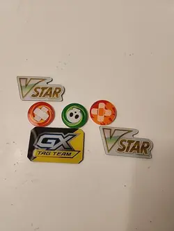 GX Tag Team Marker And Status Coins Pokemon TCG Token - Image 1