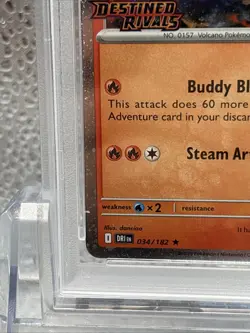 2025 POKEMON DRI EN-DESTINED RIVALS PRERELEASE #034 ETHAN'S TYPHLOSION PSA 10 - Image 4