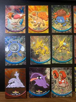 Topps Pokemon Foil Lot 21x Series 1 and 2 - MP/HP/DMG incl. LP Cubone - Image 2