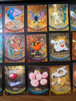 Topps Pokemon Foil Lot 21x Series 1 and 2 - MP/HP/DMG incl. LP Cubone - Image 3
