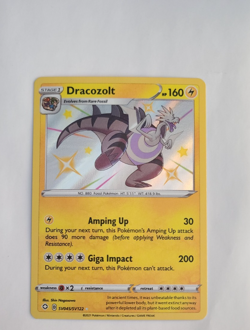 Pokemon 2021 Shining Fates Dracozolt 45/122 Holo Rare Baby Shiny NM - Image 1