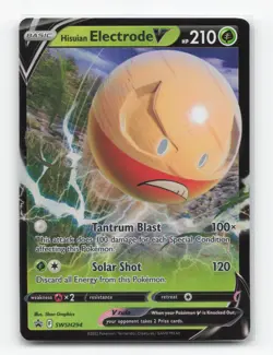 Pokemon TCG - Hisuian Electrode V SWSH294 NM Holo Promo Sword & Shield Promo - Image 1