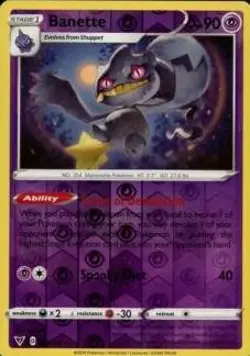 Banette [Reverse Holo] #68 Vivid Voltage Pokemon TCG NM - Image 1