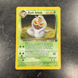Dark Arbok 2/82 Team Rocket Holo LP/MP Rare WOTC Pokemon TCG Vintage Single - Image 1