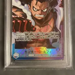 One Piece Monkey D Luffy Leader Parallel PSA10 OP11-040 L Rare Card - Image 4