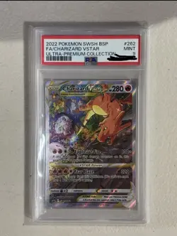 Pokemon Charizard VSTAR SWSH262 Sword & Shield Promo Ultra-Premium Holo PSA 9 - Image 1