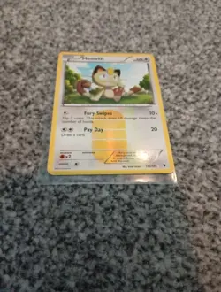 Pokemon Meowth Card 102/101 B&W Noble Victories Lightly Played - Image 1