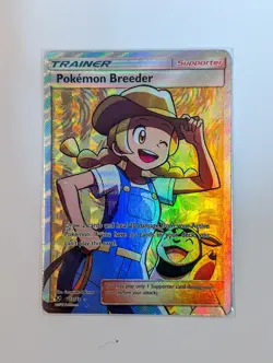 Pokemon Breeder Full Art 73/73 | Pokemon TCG Shining Legends - Image 1