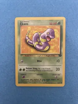 Pokemon Card Ekans 56/82 Team Rocket WOTC NM 1999 TCG English - Image 1