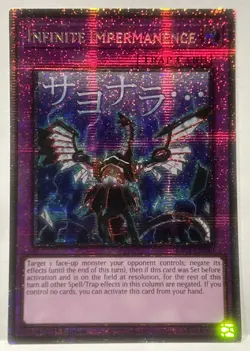 Infinite Impermanence 1st Edition Starlight Rare RA05-EN140 Yu-Gi-Oh! - Image 1