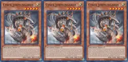 Yu-Gi-Oh! Cyber Jormungardr ALIN-EN026 1st Edition Near Mint Playset 3x - Image 1