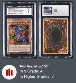 2024 YU-GI-OH! RA03-EN134 DARK MAGICIAN OF CHAOS Platinum Secret Rare CGC 9 - Image 3