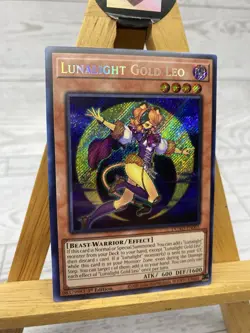 Yugioh! Duelist Advanced Lunalight Gold Leo DUAD-EN005 Secret Rare 1st Edition - Image 2