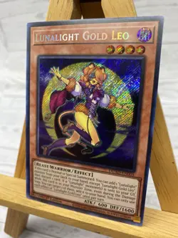 Yugioh! Duelist Advanced Lunalight Gold Leo DUAD-EN005 Secret Rare 1st Edition - Image 3