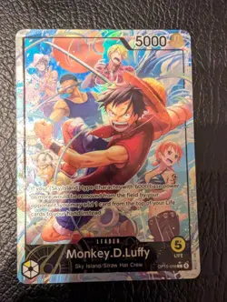 OPTCG Monkey.D.Luffy OP15-098 Alternate Art Leader - Image 3