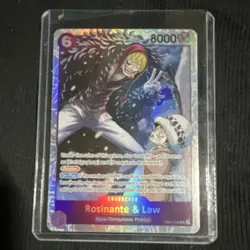 Rosinante & Law EB04-038 Holo 8000 Power 6 Cost One Piece CCG - Image 1