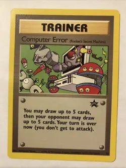 Computer Error #16 Black Star Promo Rare Vintage Pokemon Card - Image 1
