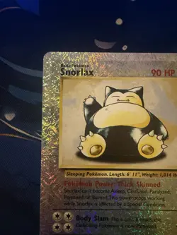 Pokemon Snorlax 64/110 Legendary LC Reverse Holo LP Clean Card Vintage - Image 3