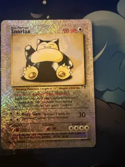 Pokemon Snorlax 64/110 Legendary LC Reverse Holo LP Clean Card Vintage - Image 5