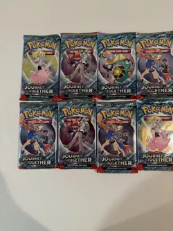 10x Pokemon Journey Together Booster Packs Lot Of 10 FACTORY SEALED 100 Cards - Image 3