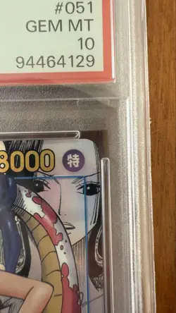 One Piece Boa Hancock Comic Parallel PSA10 Graded Card Rare Collectible - Image 3