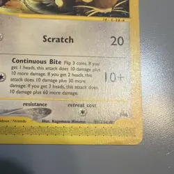 Pokemon Card - Raticate Skyridge 89/144 LP/MP Vintage - Image 4