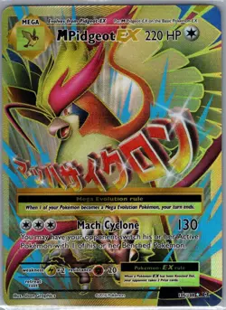 M Pidgeot EX (Full Art) 105/108 XY - Evolutions - Pokemon Card - NM - Image 1