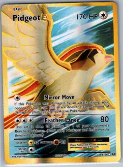 Pidgeot EX (Full Art) 104/108 XY - Evolutions - Pokemon Card - NM - Image 1