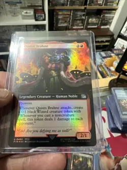 Queen Brahne Extended Art U FOIL #464 | Final Fantasy FIN | MTG Fresh Pull - Image 1