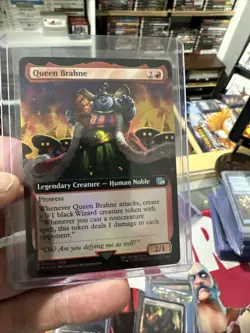 Queen Brahne Extended Art U FOIL #464 | Final Fantasy FIN | MTG Fresh Pull - Image 2