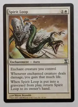 MTG - Spirit Loop - Time Spiral 42/301 - Regular Uncommon - Image 1