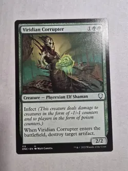 Viridian Corrupter Commander: Phyrexia: All Will Be One Regular - Image 1