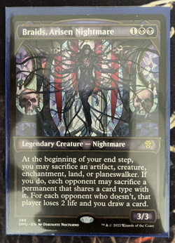 MTG COMMANDER DECK, BRAIDS, ARISEN NIGHTMARE, CUSTOM BUILT, PREVIOUSLY OWNED - Image 1