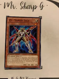 ZS-VANISH SAGE - 1st EDITION PRIO-EN001 ENGLISH Yu-Gi-OH! CARD COMMON 2014 - Image 2
