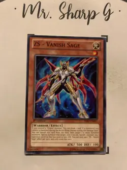ZS-VANISH SAGE - 1st EDITION PRIO-EN001 ENGLISH Yu-Gi-OH! CARD COMMON 2014 - Image 3