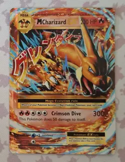 M Charizard EX Mega 13/108 Evolutions XY Pokemon Card - Image 1