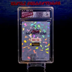 Makima Waifu Card Serial #02/10 LIMITED RELEASE Encased Custom Holo Foil SLAB - Image 4