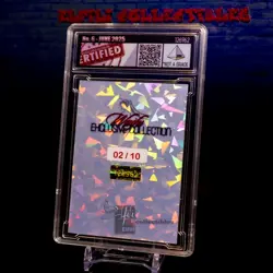 Makima Waifu Card Serial #02/10 LIMITED RELEASE Encased Custom Holo Foil SLAB - Image 5
