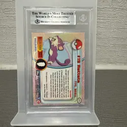 Pokemon Card - 2000 Topps Chrome Series 1 Rattata #19 Holo Foil BGS 5 - Image 2
