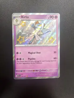 The Pokemon Company Kirlia 154/091 SV: Paldean Fates Shiny Rare Holo 90 HP - Image 1