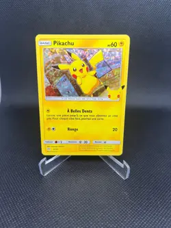 Pokemon TCG - Pikachu - 25/25 - McDonalds 25th Anniversary Promo - Holo FRENCH - Image 1