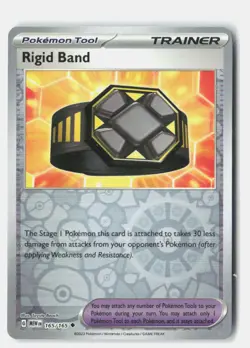 Rigid Band Reverse Holo 165/165 Uncommon 151 Pokemon Near Mint - Image 1