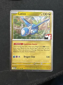 Latios 101/132 MEG Prize Pack Series 8 Play! Pokemon Stamped Holo Near Mint - Image 1