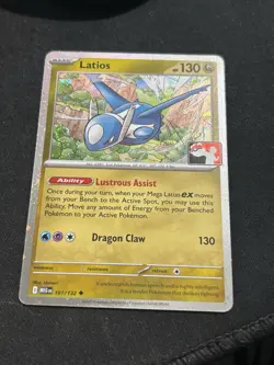 Latios 101/132 MEG Prize Pack Series 8 Play! Pokemon Stamped Holo Near Mint - Image 3